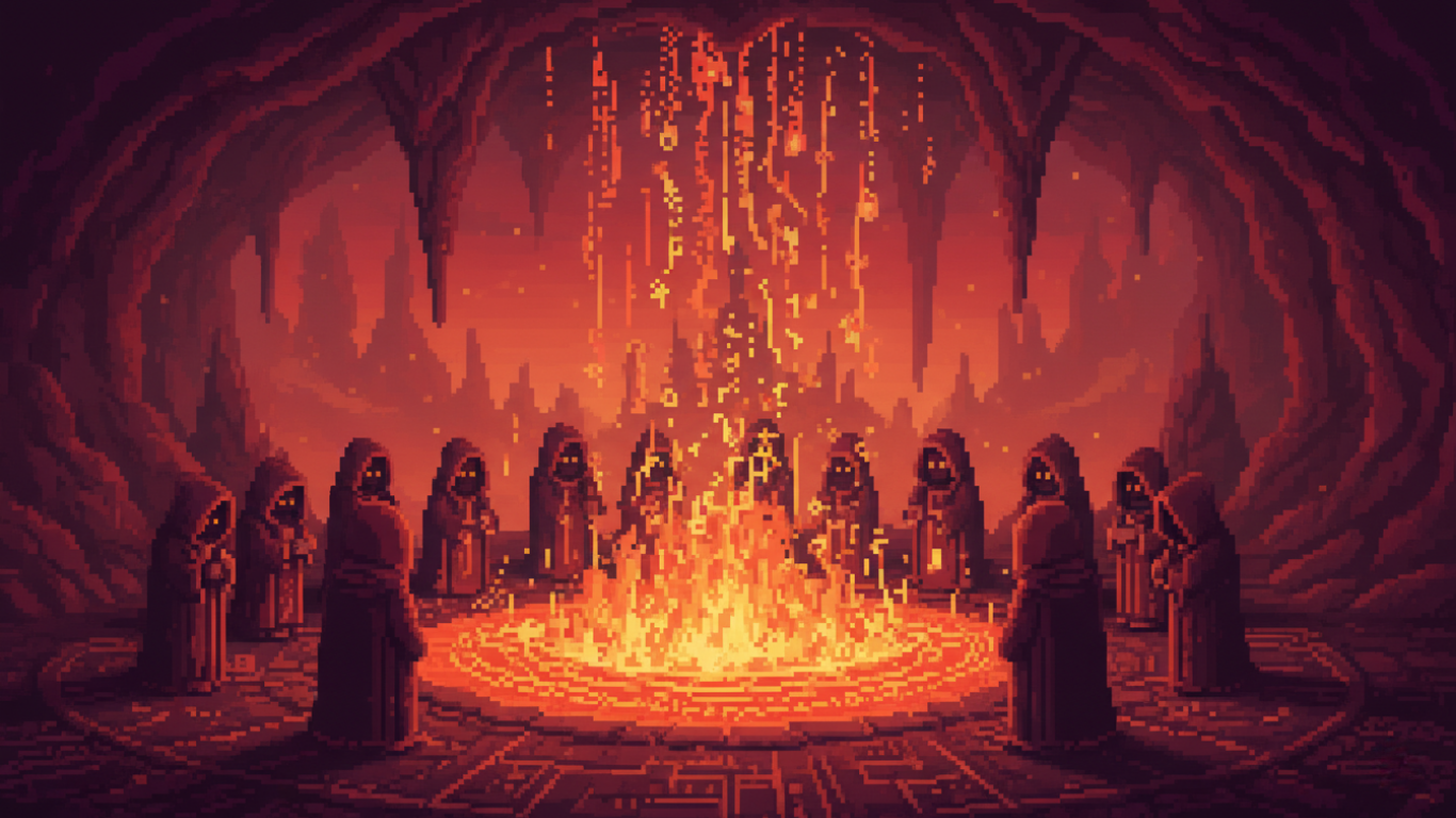 Mystical altar background