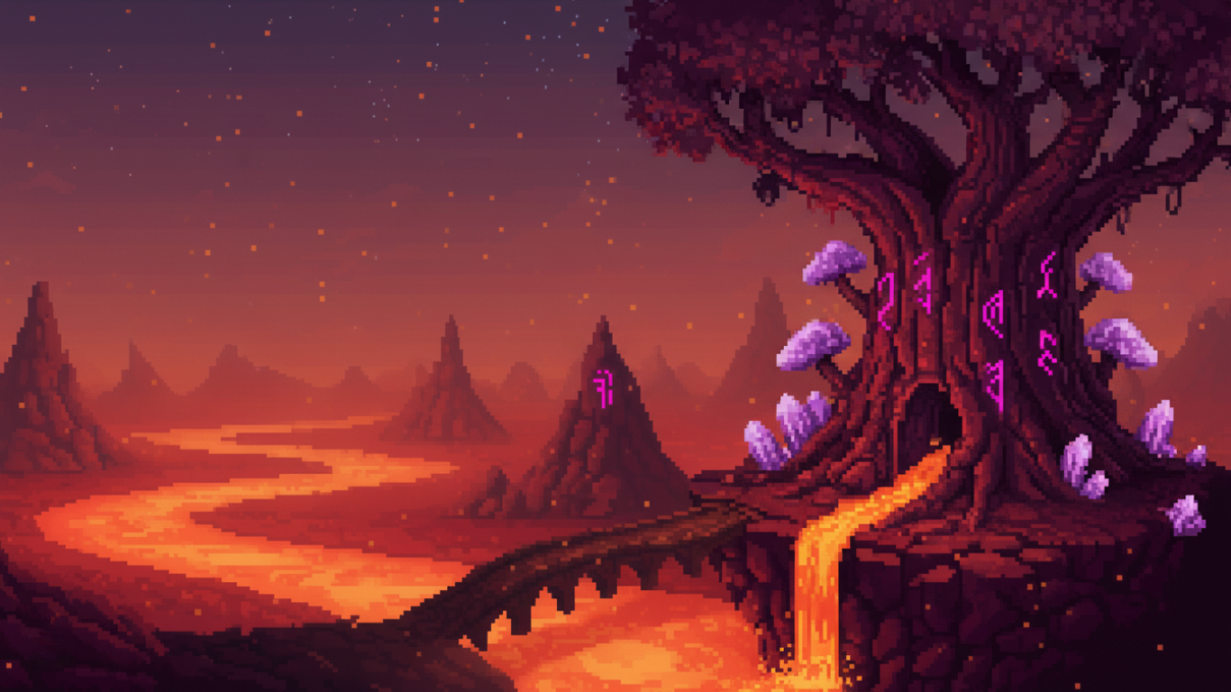 Mystical tree background